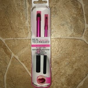 NIB real techniques lip color + blur brush set